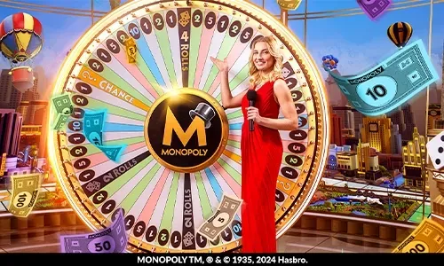 Live Blackjack table with dealer and cards